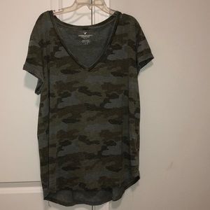 Green camo tshirt